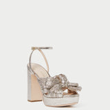 Loeffler Randall - Natalia Champagne Platform Bow Heel