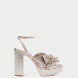 Loeffler Randall - Natalia Champagne Platform Bow Heel