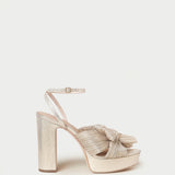 Loeffler Randall - Natalia Platinum Platform Bow Heel