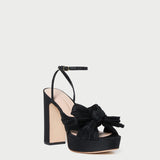 Loeffler Randall - Natalia Black Platform Bow Heel