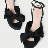 Loeffler Randall - Natalia Black Platform Bow Heel