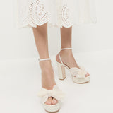Loeffler Randall - Natalia Pearl Platform Bow Heel