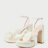 Loeffler Randall - Natalia Pearl Platform Bow Heel