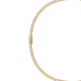 Dorsey - AXELLE BEZEL NECKLACE, GOLD VERMEIL