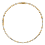 Dorsey - AXELLE BEZEL NECKLACE, GOLD VERMEIL