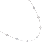 Dorsey - CLEMENCE NECKLACE IN 1.50CTS MOISSANITE, STERLING SILVER