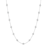 Dorsey - CLEMENCE NECKLACE IN 1.50CTS MOISSANITE, STERLING SILVER