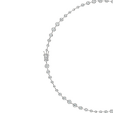 Dorsey - COLETTE BEZEL RIVIÈRE NECKLACE IN MOISSANITE, STERLING SILVER