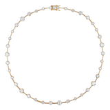 Dorsey - COLETTE RIVIÈRE NECKLACE IN MOISSANITE, GOLD VERMEIL