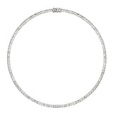 DORSEY PRINCESS-CUT RIVIÈRE NECKLACE IN LAB WHITE SAPPHIRE