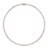 DORSEY PRINCESS-CUT RIVIÈRE NECKLACE IN LAB WHITE SAPPHIRE