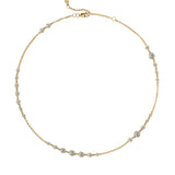 Dorsey - CLEMENCE GRADUATED NECKLACE IN MOISSANITE