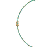 Dorsey - ISADORA RIVIÈRE NECKLACE IN VIRIDIAN GREEN MOISSANITE