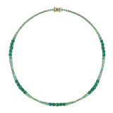 Dorsey - ISADORA RIVIÈRE NECKLACE IN VIRIDIAN GREEN MOISSANITE