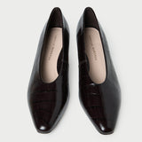 Loeffler Randall - Neive Crocodile Leather Low Pump