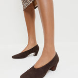 Loeffler Randall - Neive Brown Suede Low Pump