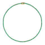 Dorsey - JAMES BEZEL RIVIÈRE NECKLACE IN NANO EMERALD