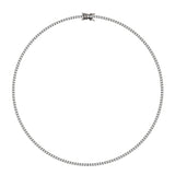 Dorsey - KATE RIVIÈRE NECKLACE IN 2MM MOISSANITE, STERLING SILVER