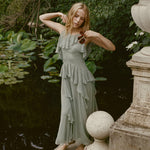 DOEN - NELIDA DRESS - - GREEN JASPER