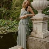 DOEN - NELIDA DRESS - - GREEN JASPER