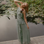DOEN - NELIDA DRESS - - GREEN JASPER
