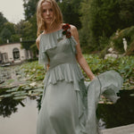 DOEN - NELIDA DRESS - - GREEN JASPER