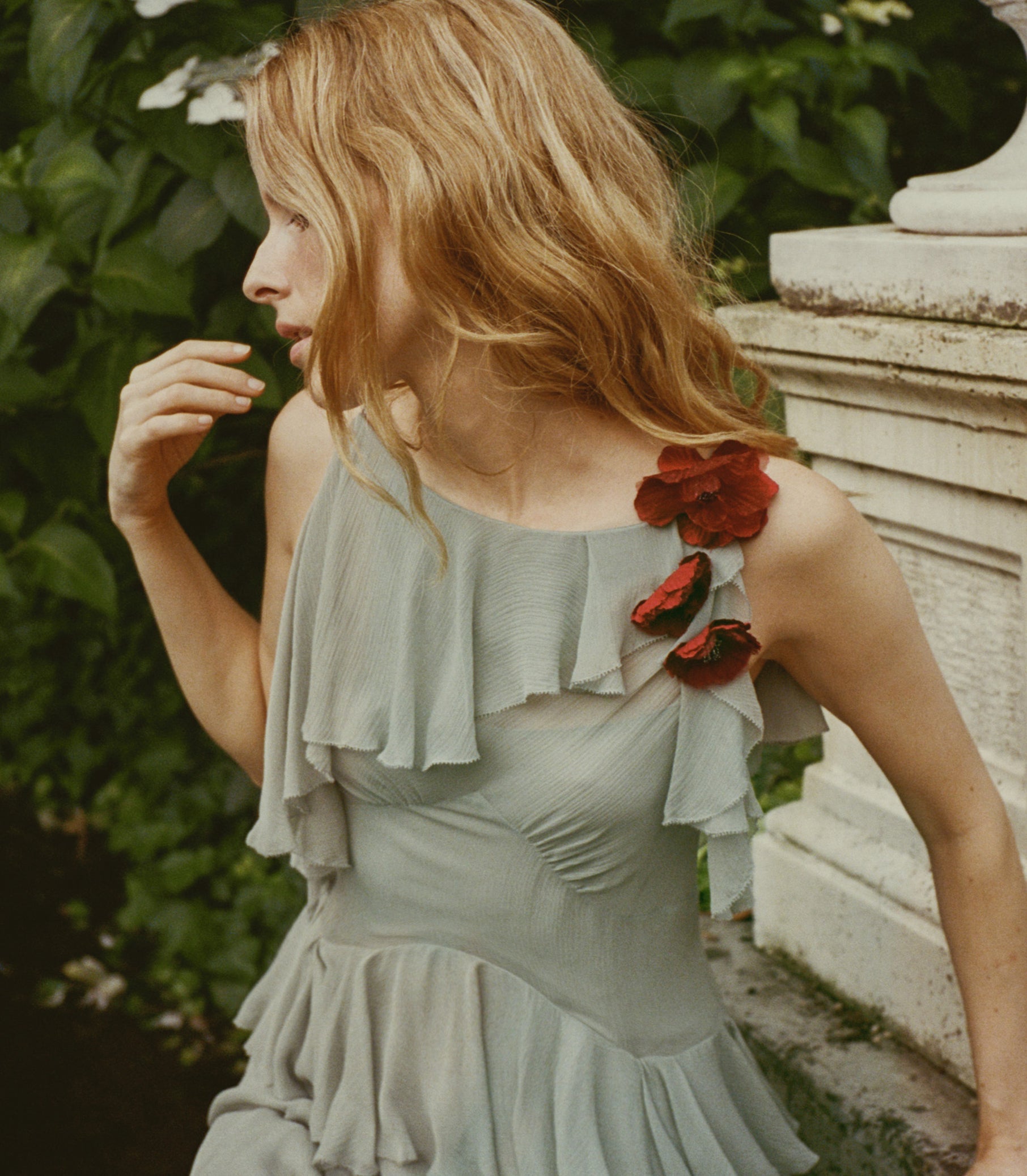 DOEN - NELIDA DRESS - - GREEN JASPER