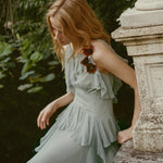 DOEN - NELIDA DRESS - - GREEN JASPER