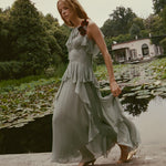 DOEN - NELIDA DRESS - - GREEN JASPER