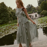 DOEN - NELIDA DRESS - - GREEN JASPER