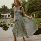 DOEN - NELIDA DRESS - - GREEN JASPER