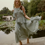DOEN - NELIDA DRESS - - GREEN JASPER