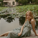 DOEN - NELIDA DRESS - - GREEN JASPER