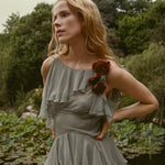DOEN - NELIDA DRESS - - GREEN JASPER