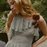 DOEN - NELIDA DRESS - - GREEN JASPER