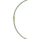 Dorsey - MOSS RIVIÈRE NECKLACE IN 3MM LAB MOSS GREEN TOURMALINE