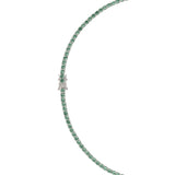 Dorsey - MOSS RIVIÈRE NECKLACE IN 3MM LAB MOSS GREEN TOURMALINE