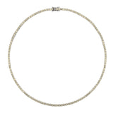Dorsey - MOSS RIVIÈRE NECKLACE IN 3MM HONEY MOISSANITE