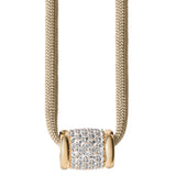 Dorsey - YVES LAB WHITE SAPPHIRE PARACORD NECKLACE, SABLE