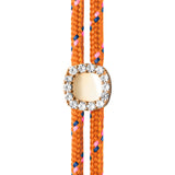 Dorsey - JAMES BEZEL ORANGE PARACORD BRACELET, GOLD