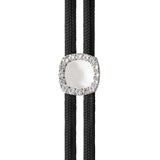 Dorsey - JAMES BEZEL NOIR PARACORD BRACELET, SILVER