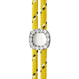 Dorsey - JAMES BEZEL JAUNE PARACORD BRACELET, SILVER