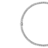 Dorsey - CELESTE NECKLACE, LAB WHITE SAPPHIRE, SILVER