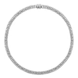 Dorsey - CELESTE NECKLACE, LAB WHITE SAPPHIRE, SILVER
