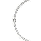Dorsey - PETITE BESSETTE RIVIÈRE NECKLACE IN LAB WHITE SAPPHIRE