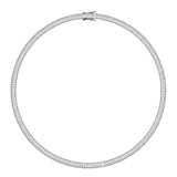 Dorsey - PETITE BESSETTE RIVIÈRE NECKLACE IN LAB WHITE SAPPHIRE