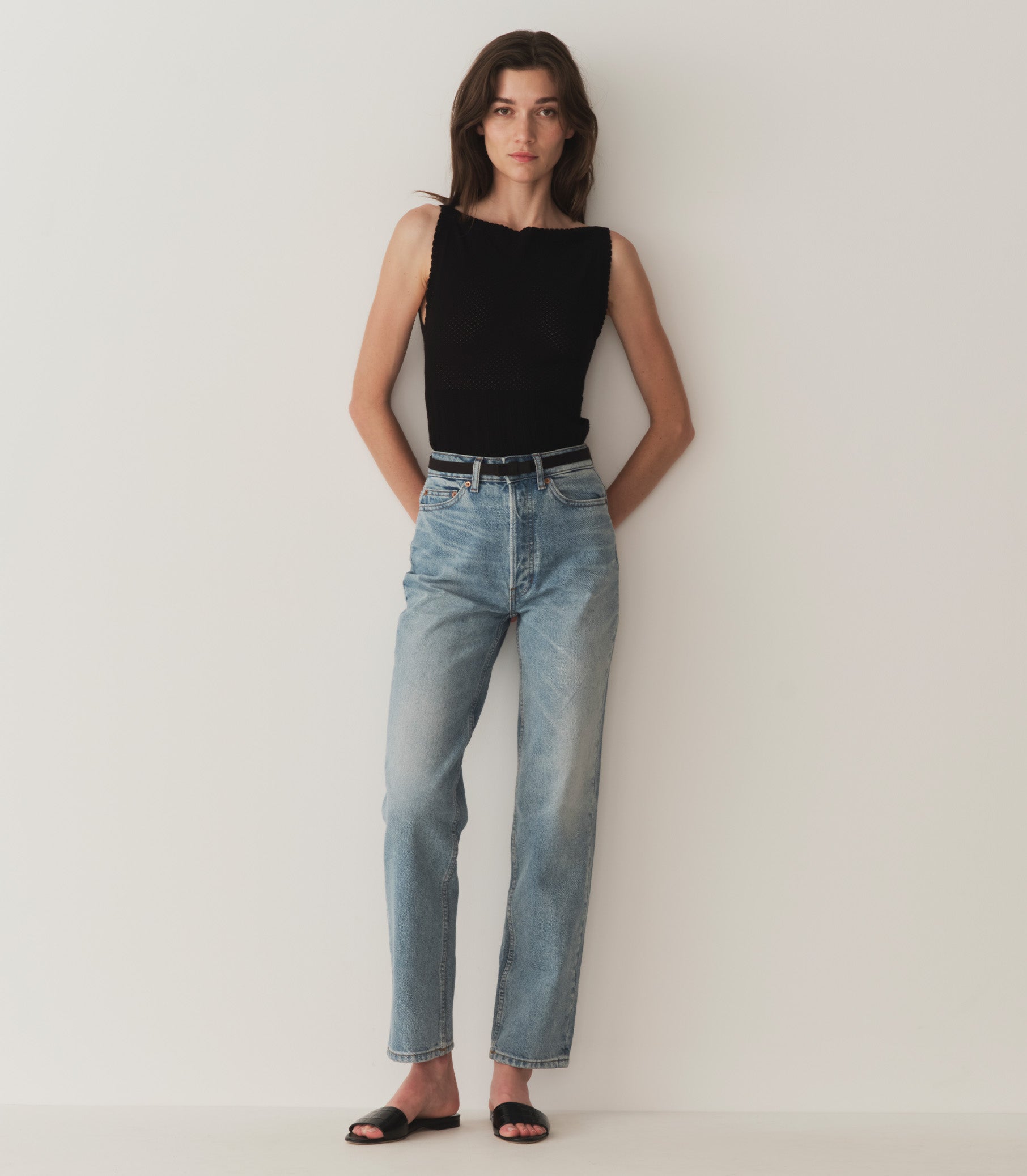 DOEN - JUNIE BOW BELT - - BLACK
