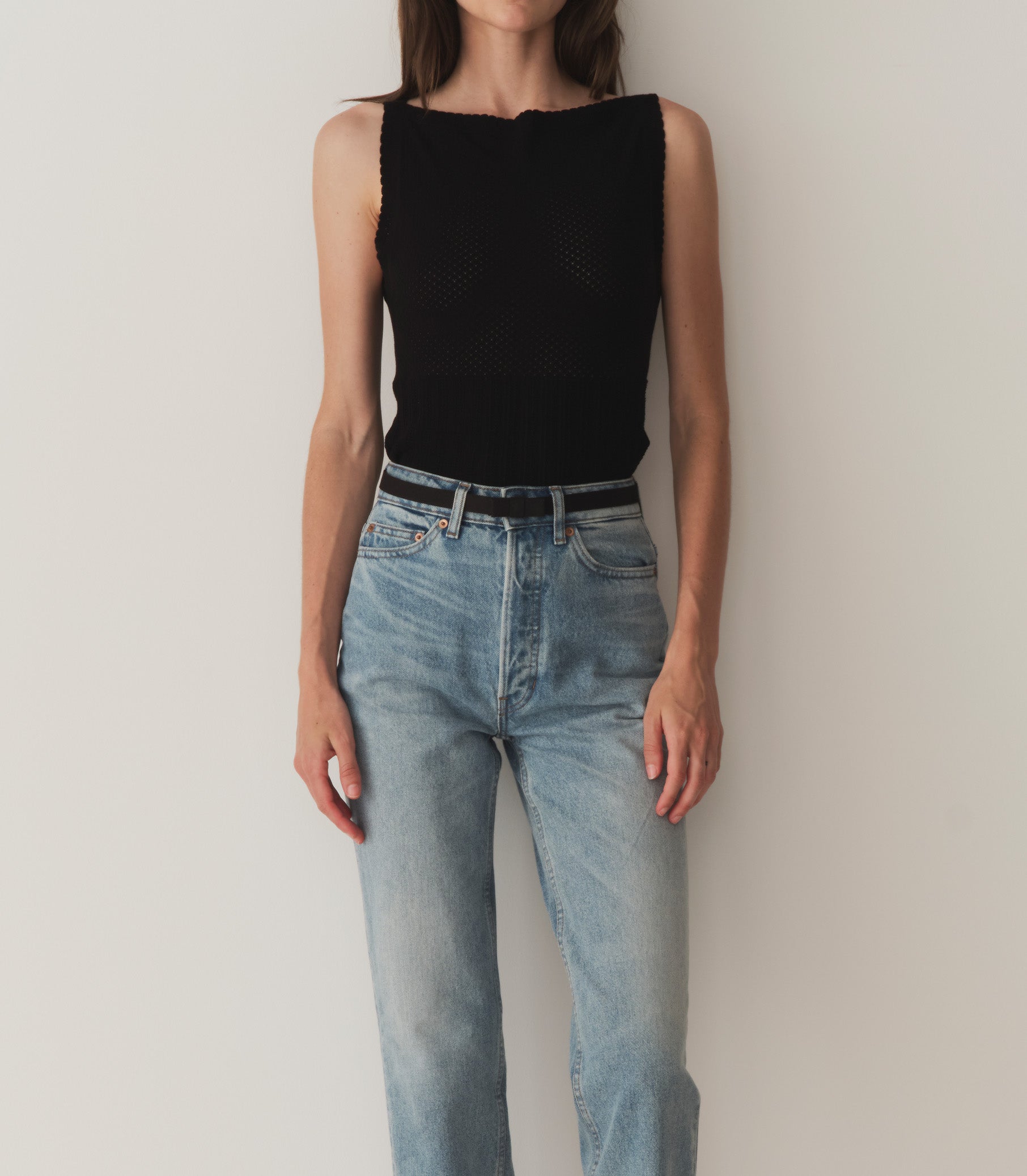 DOEN - JUNIE BOW BELT - - BLACK