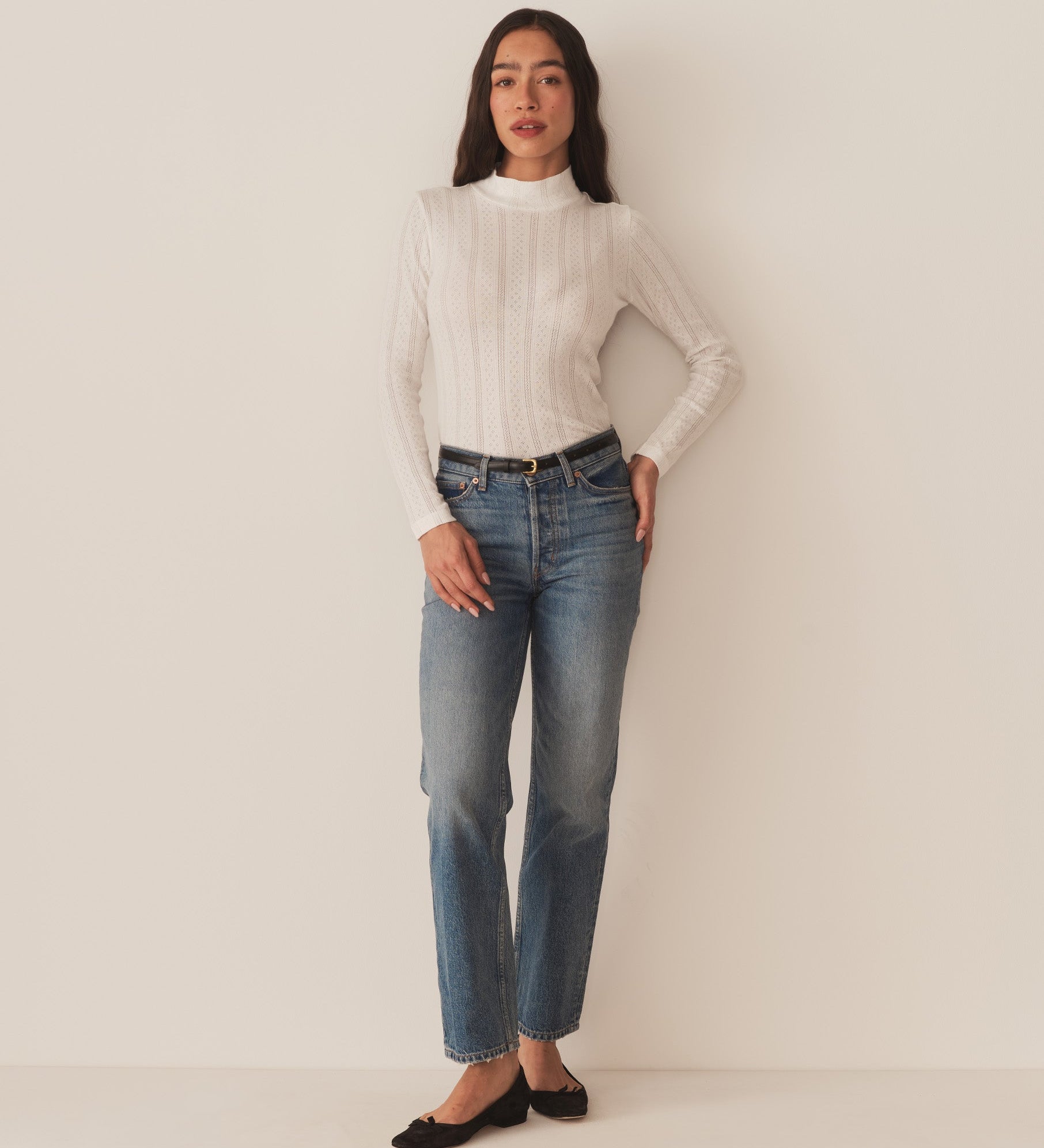 DÔEN - NESSA TEE -- SALT