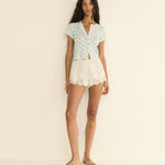 DOEN - NETA TEE - - SKY PETIT POSY CALICO